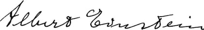 Firma de Einstein