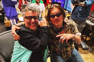 Fito Páez y Johnny Depp