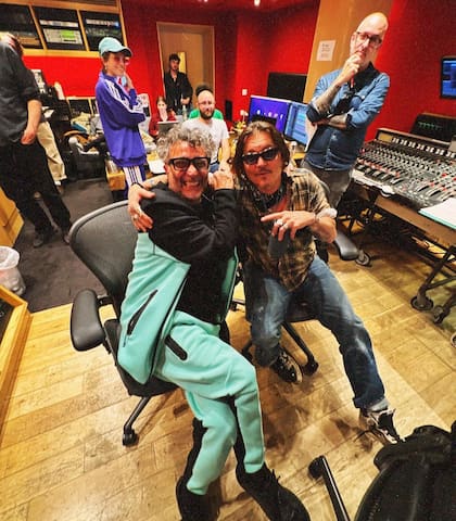 Fito Páez y Johnny Depp