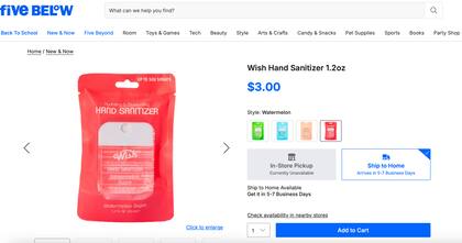 Five Below ofrece un dupe de una crema desinfectante de Sephora a US$3