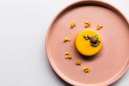 Flan con dulce de leche sin lácteos (el secreto es la calabaza) de Mudrá