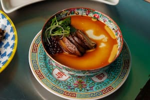 Flan salado chino