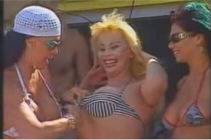 Flavia Miller y el día que rompió un tabú: hizo topless de la mano de Moria Casán