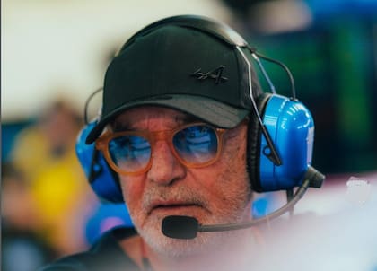 Flavio Briatore, asesor deportivo del equipo Alpine