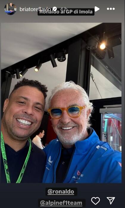 Flavio Briatore y Ronaldo