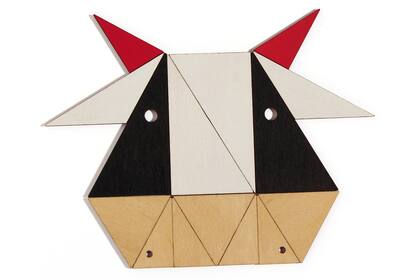 Flavio Siganda, al frente de Trianguland, propone combinar bloques de diferentes tamaños y colores