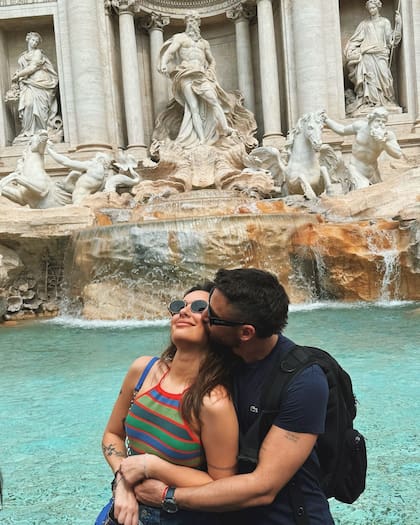 Flor Jazmín Peña y Nico Occhiato compartieron un sinfín de postales de su viaje (Captura: Instagram @nicoocchiato)