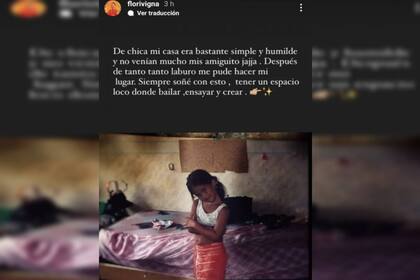 Flor mostró cómo era su habitación de la infancia (Foto Instagram @florivigna)