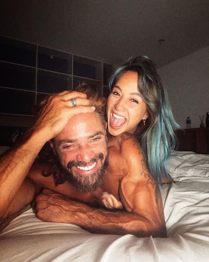 Flor Vigna y Luciano Castro suelen compartir románticas fotos en las redes