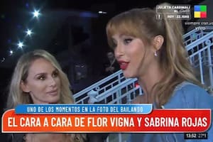 Flor Vigna y Sabrina Rojas se encontraron cara a cara en la foto del Bailando y sorprendieron con su relación