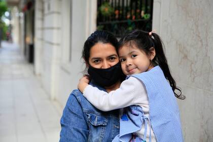 Flora Acosta y su hija, Francesca