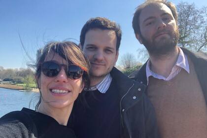 Florencia Juri, Andrés Okoskyn y Camilo Carballo