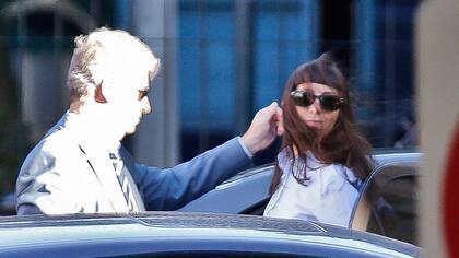 Florencia Kirchner y el abogado Carlos Beraldi