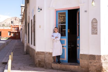 Florencia lleva veinte años en Tilcara.