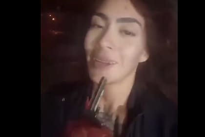 Florencia Mancilla, en el video en el que confiesa el crimen