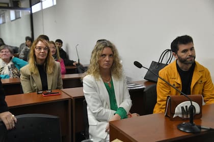 Florencia Marco, durante la lectura del veredicto