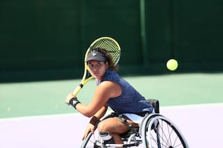La historia de superación de la primera argentina en jugar un torneo de Grand Slam de tenis adaptado