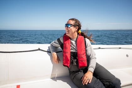 Florencia van Gelderen ama el mar, como su papá