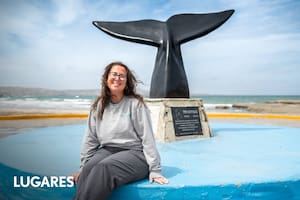 Su padre fue pionero del avistaje en Puerto Pirámides y ella sigue su legado