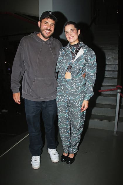 Florencia y Guido durante una salida en pareja