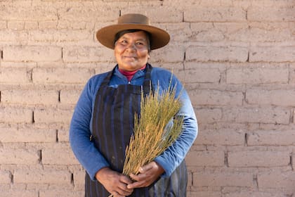 Florentina Alejo dueña del Comedor El Tolar a pocos kilómetros de las Sallinas Grandes