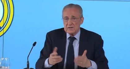Florentino Pérez criticó a la prensa por inventar sobre su salud