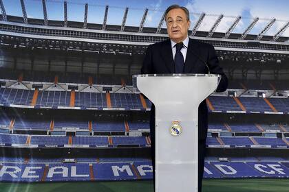 Florentino Pérez, presidente del Real Madrid y principal impulsor de la nueva Super Liga