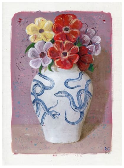 "Florero" de Daniel García, entre las obras seleccionadas por Gachi Prieto para el catálogo Mi Primer Affair, $720.000