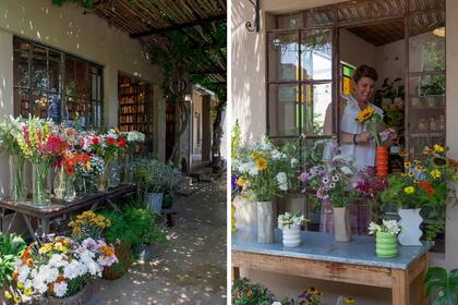 Flores de todos colores y perfumes se abren paso desde la tienda de Plantery hasta los pasillos.