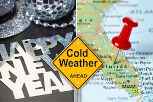 Clima helado: qué zonas de Florida tendrán temperaturas por debajo del punto de congelación en Año Nuevo