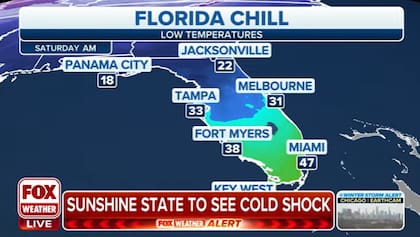 Florida también sentirá los embates de la bomba ciclónica que azota el noroeste de Estados Unidos