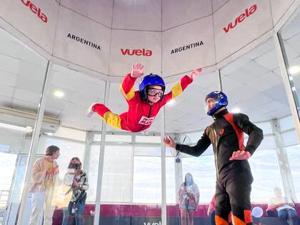 Flotar en el aire se parece mucho a volar.
Gentileza Vuela.