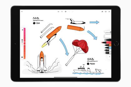 Flow de Moleskine permite realizar ilustraciones en un iPad con diversos tipos de trazos y colores