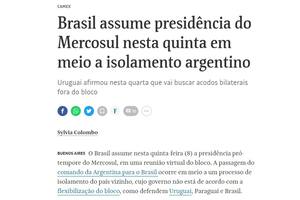 Bolsonaro asume la presidencia del Mercosur y en Brasil hablan de “aislamiento” argentino