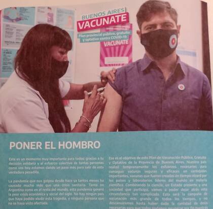 Folleto de la campaña Buenos Aires Vacunate