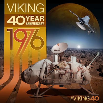 Folleto por los 40 años de la Viking I