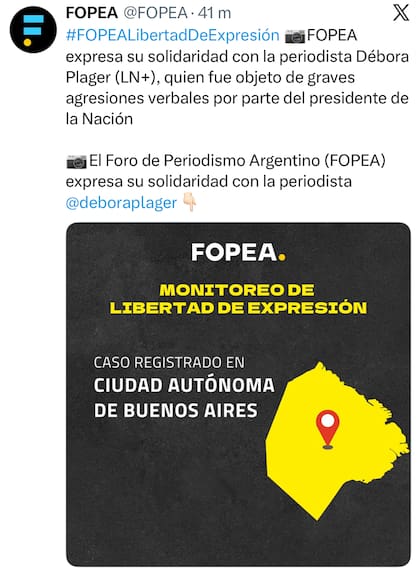 FOPEA emitió un comunicado