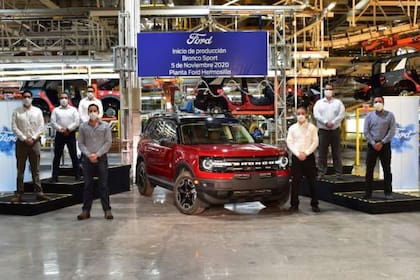 El pasado 26 de octubre, comenzó la producción de la Bronco Sport en la planta mexicana de Hermosillo