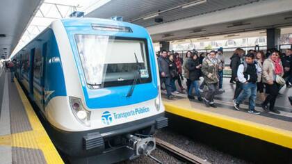 Formación del tren Sarmiento