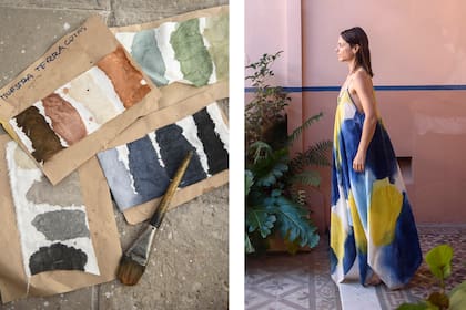 Formas, estructuras y paletas de colores de la naturaleza conviven en prendas urbanas de diseño.