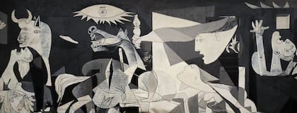 Una imágen del Guernica, obra emblemática de Pablo Picasso