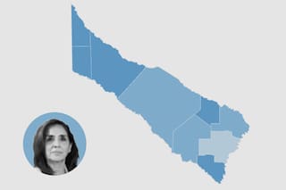 El mapa de los resultados de las elecciones constituyentes y legislativas