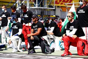 Fórmula 1: por qué algunos pilotos no se arrodillaron contra el racismo