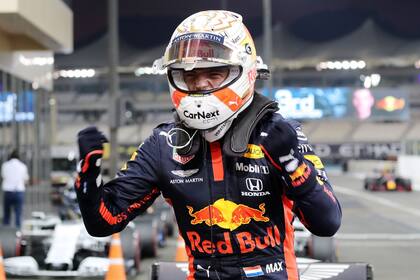 Max Verstappen en el Gran Premio de Abu Dhabi 2020, en el que logró la pole position y su única victoria en el circuito de Yas Marina.