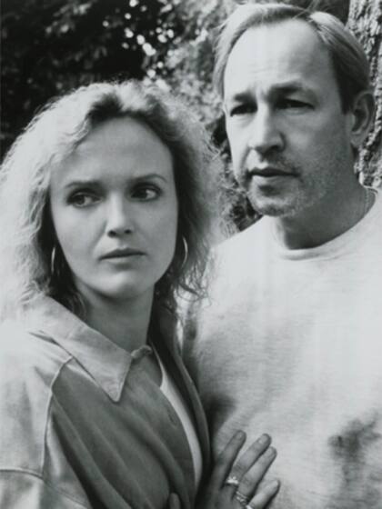 Forrest junto a Miranda Richardson en una escena de la serie Die Kinder