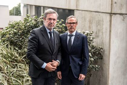 Foster Gillet, el empresario que desembarcó en el fútbol argentino, junto a Guillermo Tofoni, CEO de World Eleven y representante del magnate estadounidense en Argentina