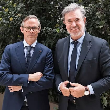 Foster Gillett junto a Guillermo Tofoni, CEO de World Eleven y representante del magnate estadounidense en Argentina.