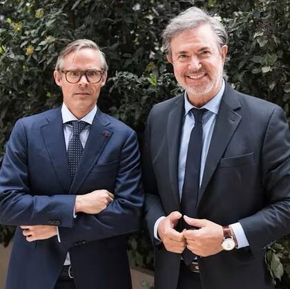 Foster Guillet, el empresario que desembarcó en el fútbol argentino, dejando más dudas que certezas hasta ahora, junto a Guillermo Tofoni, CEO de World Eleven y represente del magnate estadounidense en Argentina.