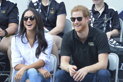 Harry y Meghan Markle en los Juegos Invictus celebrados en Toronto, Canadá, en septiembre de 2017