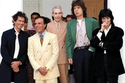 Con Carlos Menem en la Residencia de Olivos. Foto de Marciano Saucedo / Archivo La Nación